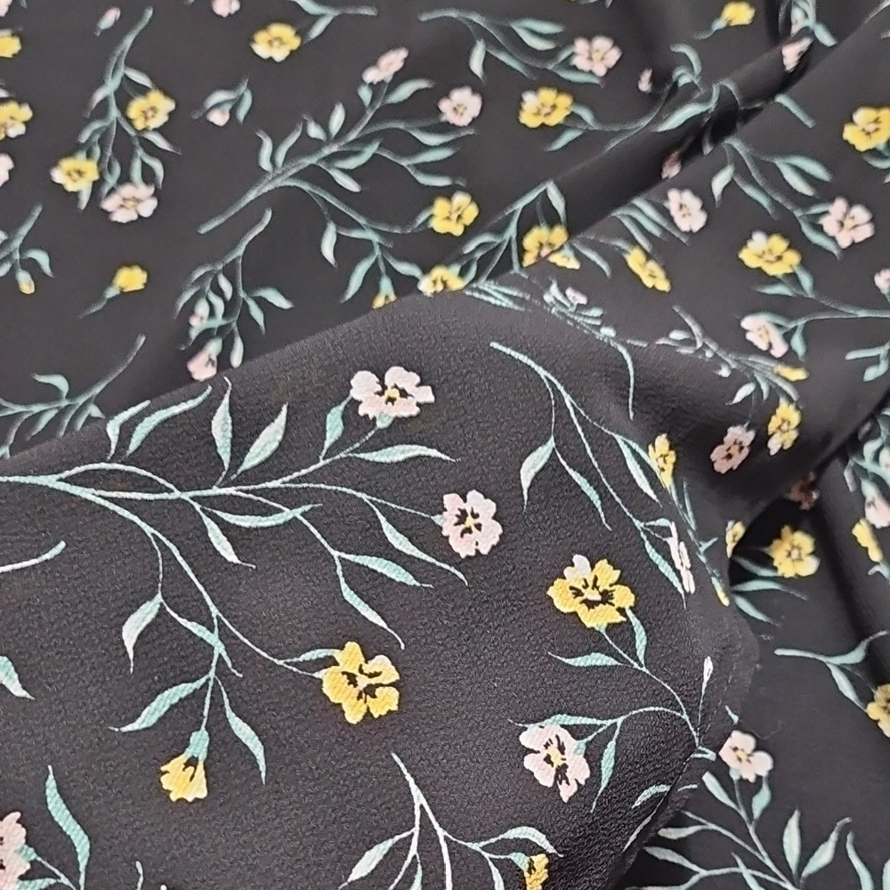 NWT Divided H&M Black Floral Maxi Dress - Picture 3 of 11